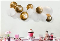 White and Gold Chrome Cloud 