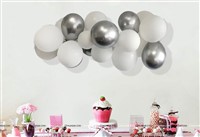 White and Silver Chrome Cloud