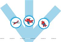 Aeroplane theme Wrist Bands