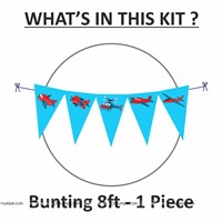 Aeroplane theme Triangle buntings