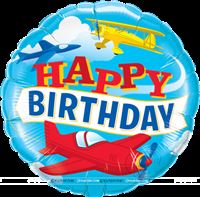 Airplane theme foil balloon 18 inch