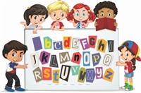 Alphabet Theme  Cutout 