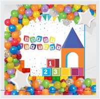Backdrop Kits - Alphabet Theme Birthday