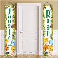Baby Jungle Theme  Door Banners (Set of 2)