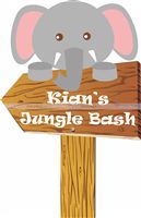 Elephant Direction Cutout