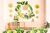 Jungle Round Backdrop Kit 