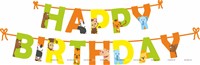 Jungle Birthday Letter Bunting Kit (Pack of 42 pcs)