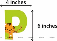 Jungle Birthday Letter Bunting Kit (Pack of 42 pcs)