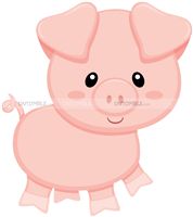 Cute Pig Cutout
