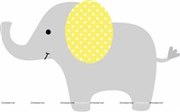 Elephant Theme  Cutout 