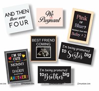 Maternity 2nd Baby Announcement