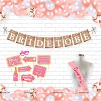 Bride to Be Banner kit with Props