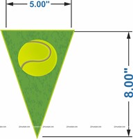 Ball Theme Triangle Bunting (10 ft)