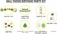 Ball Theme Paper Fan Kit