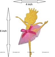 Ballerina Cake Topper with Tutu
