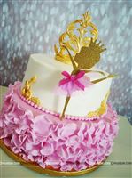 Ballerina Cake Topper with Tutu