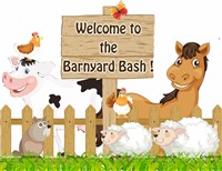Barnyard entrance fence