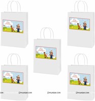 Barnyard Birthday theme Stickered gift bags