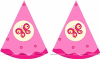 Butterfly Party Hats (Set of 6)