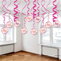 Butterfly Party Swirls (Pack of 10)