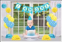 Cake Smash kit for baby boy (Pack of 29 Pieces)