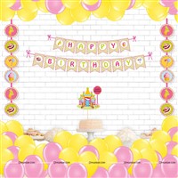 Candyland Banner & Dangler Kit (Pack of 24 pcs)