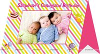 Candyland birthday theme Photo Frame