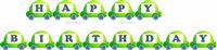 Cars Birthday Banner/Bunting