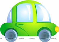 Green car