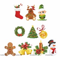 Christmas Elements Poster Kit (Pack of 10 posters)
