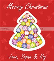 Christmas favour tags