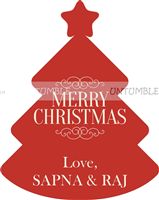 Christmas favour tags