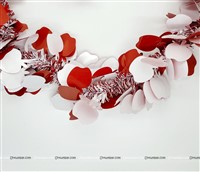 Fluorescent Tinsels (Red)