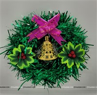 Tinsel Wreath (Green)
