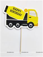 Construction Theme Cake Topper 