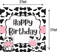 Cow Theme Black Backdrop Arch Kit