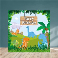 Dinosaur Theme Backdrop 
