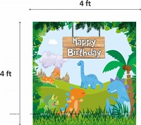 Dinosaur Theme Backdrop 
