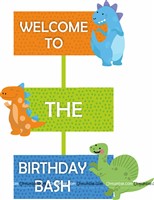 Dino Entrance Door Dangler