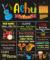 Chalkboard posters - Disco theme party supplies