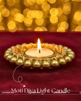 Festive Diyas & Candles - Diwali Theme Party Decorations
