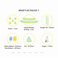 Rubber duck 1st birthday super saver pack