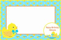 Duck party photo booth