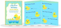 Yellow duck custom wish book