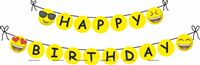 Emoji Theme Birthday Banner