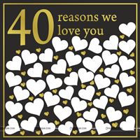 40th Birthday wish board