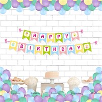 Fairy Theme Bunting and Balloon Kit, Pack of 21