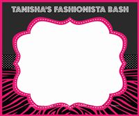 Fashionista theme photo booth