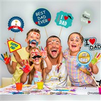 Photo Booth Props - Fathers Day Decorations