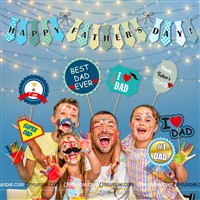 Photo Booth Props - Fathers Day Decorations